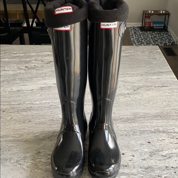 hunter rain boots size 8